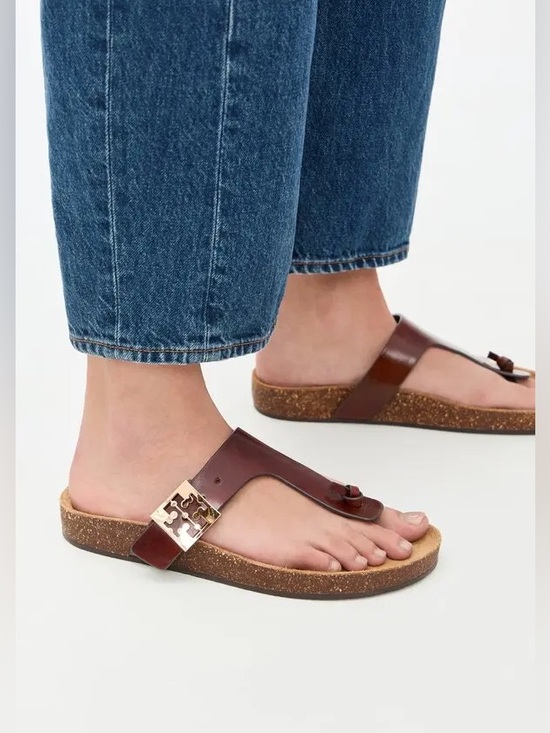 Tory Burch Shoes - TORY BURCH Mellow Thong Sandals - Negroni/Coconut